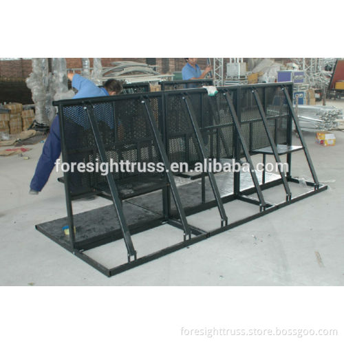 Foresight aluminum folding crowd barriers,black barrier,concert barrier